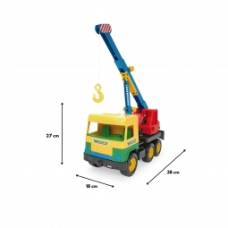 MIDDLE TRUCK DŹWIG 38 cm WADER 32760